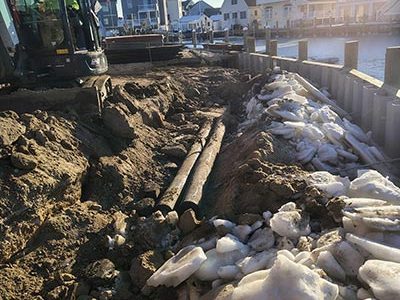 Waterfront Home Construction